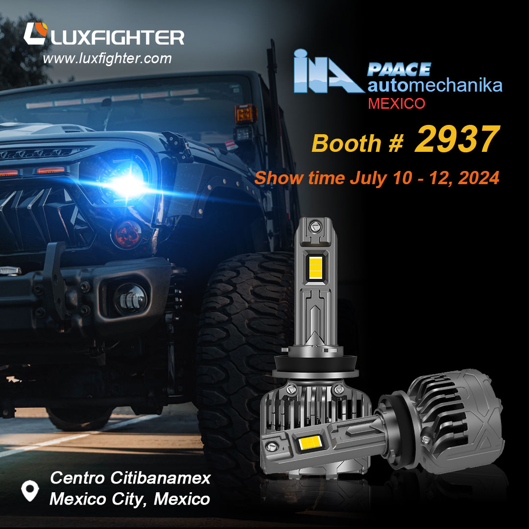 Đèn pha LED ô tô LUXFIGHTER 2024 Mexico INA PAACE